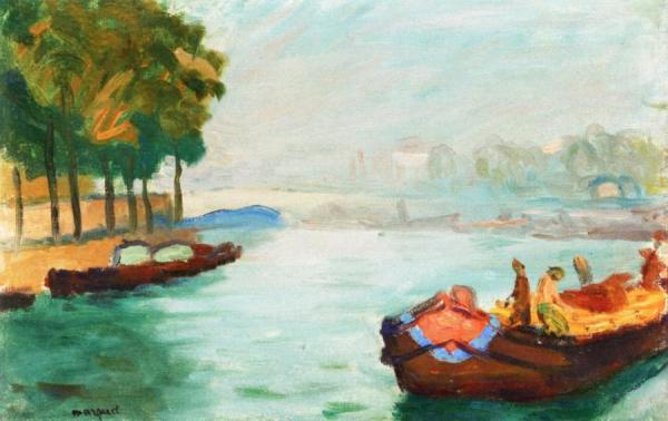 Banks Of The Seine, Paris by Albert Marquet