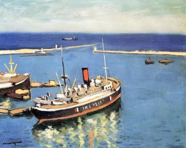 Blue Waters, Algiers by Albert Marquet