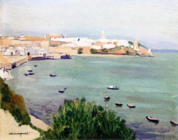 Boats, Tangiers by Albert Marquet
