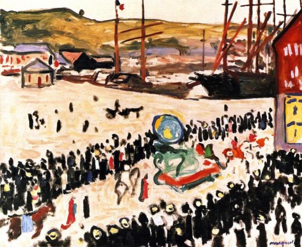 Carnival On The Beach by Albert Marquet