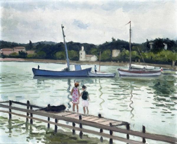 Children At Porquerolles by Albert Marquet