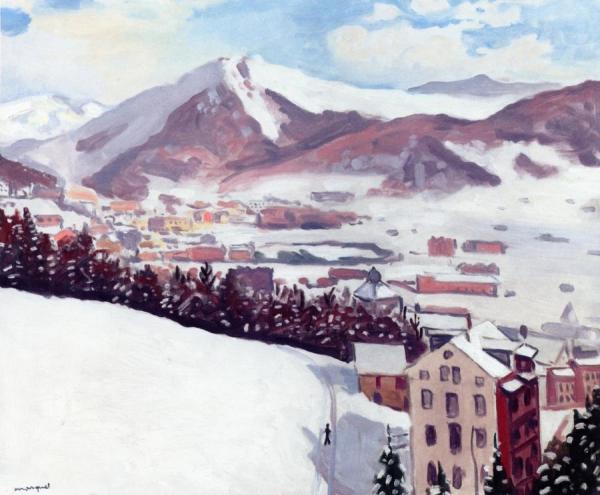 Crans-sur-sierre by Albert Marquet
