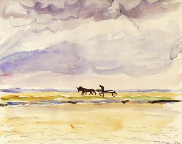Danube: Wagon In A Storm by Albert Marquet