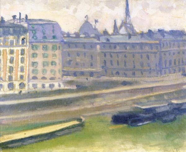 Embankment On The Seine by Albert Marquet