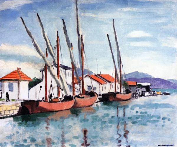 Fishing Boats by Albert Marquet Oil Painting Reproductions
