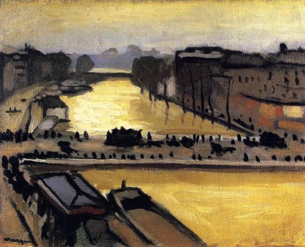 Flood In Paris by Albert Marquet