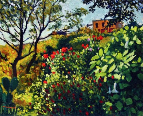 Geraniums, Summer by Albert Marquet