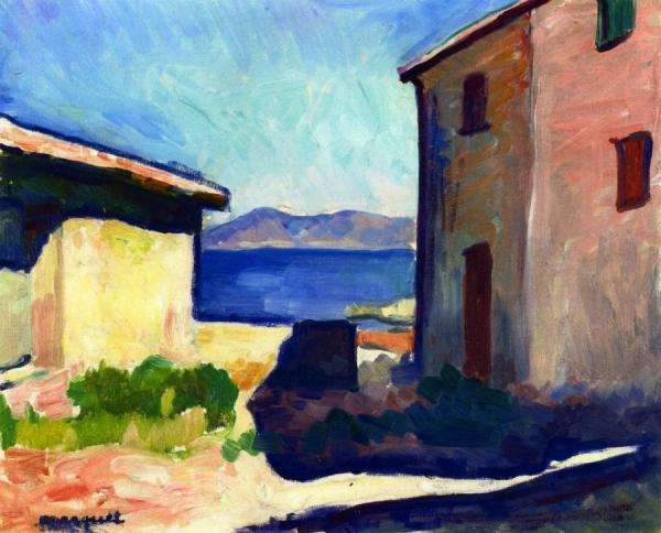 House At Saint-tropez by Albert Marquet