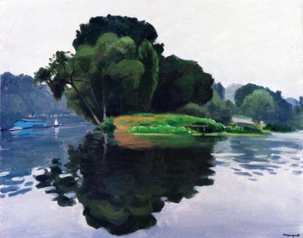 L'ile, Poissy by Albert Marquet Oil Painting Reproductions