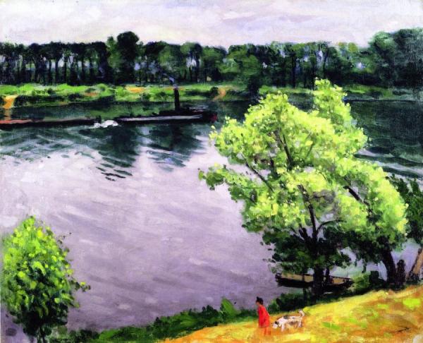 La Frette - Bord De Seine by Albert Marquet