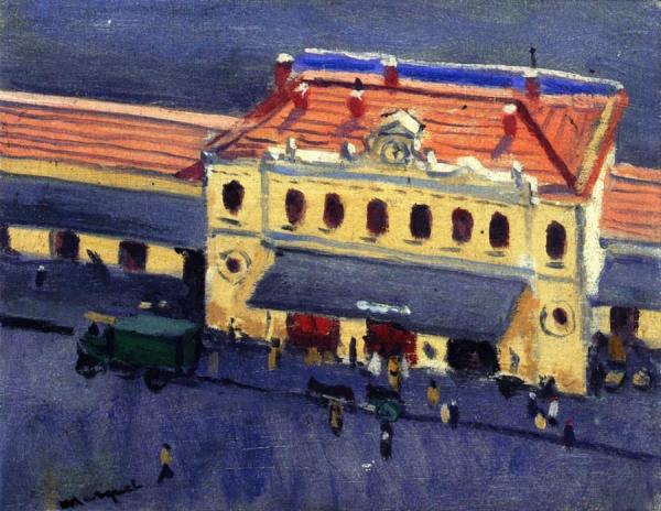 La Gare D;alger by Albert Marquet