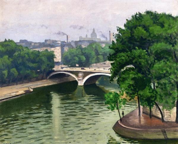 La Pointe De L'ile Saint-louis by Albert Marquet Oil Painting Reproductions