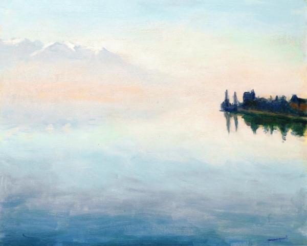 Lake Leman, View From Monreux by Albert Marquet Oil Painting Reproductions