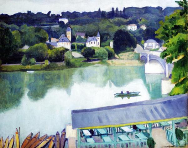 Le Pont De Chenneviere by Albert Marquet