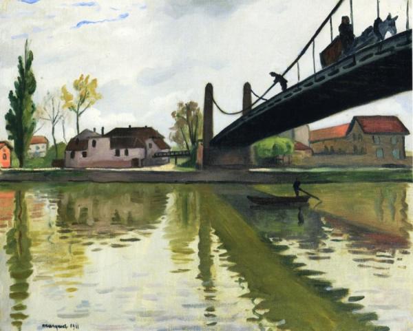 Le Pont De Conflans by Albert Marquet