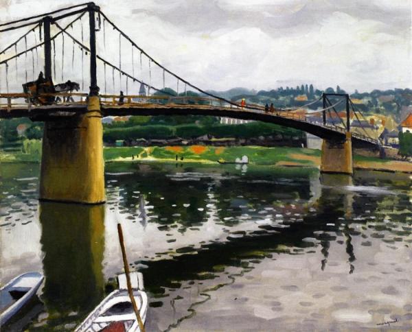 Le Pont De Triel by Albert Marquet