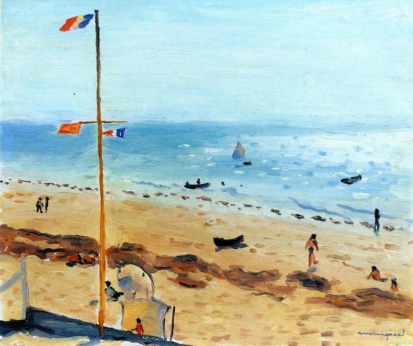 Le Pyla, The Beach In Summer (arcachon) by Albert Marquet