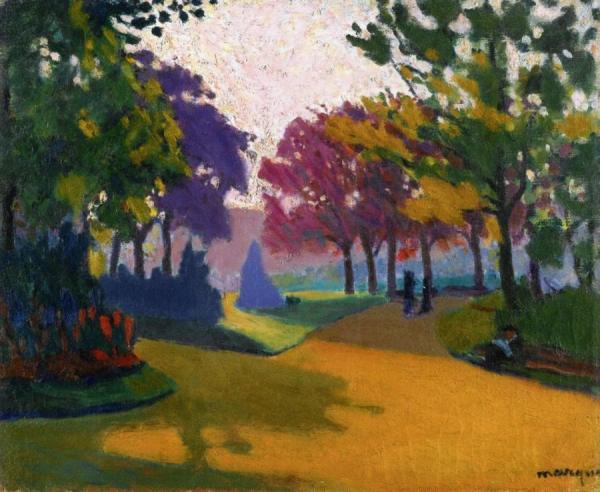 Luxembourg Garden by Albert Marquet Oil Painting Reproductions