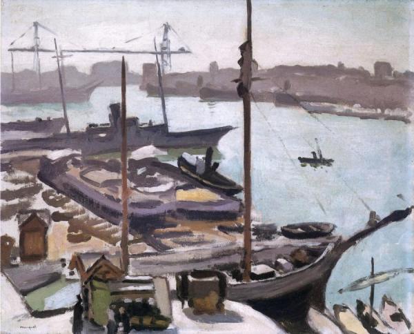 Marseille, Le Port Et Le Pont Transbordeur by Albert Marquet
