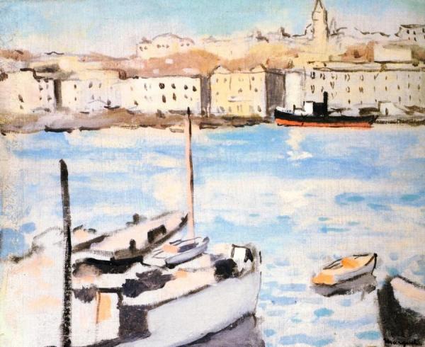 Marseille, The Old Harbor by Albert Marquet