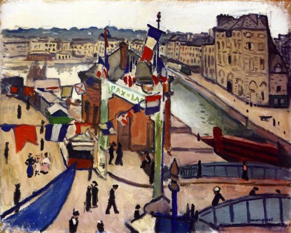 National Holiday At Le Havre by Albert Marquet