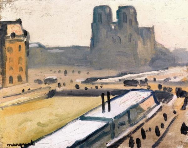 Albert Marquet Notre-dame, Floods