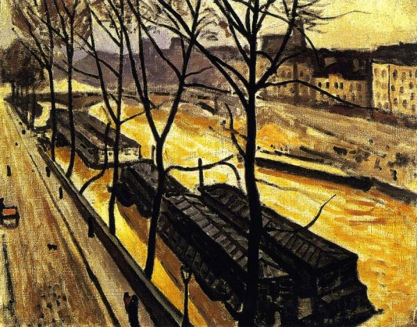 Paris In Winter, The Quai Bourbon by Albert Marquet Oil Painting Reproductions