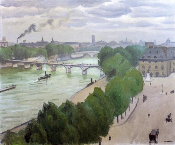 Paris, Le Pont De L'institut by Albert Marquet
