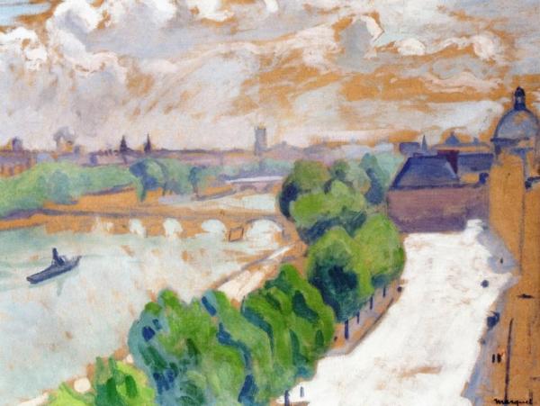 Paris, The Institute And The Quai Malaquais by Albert Marquet