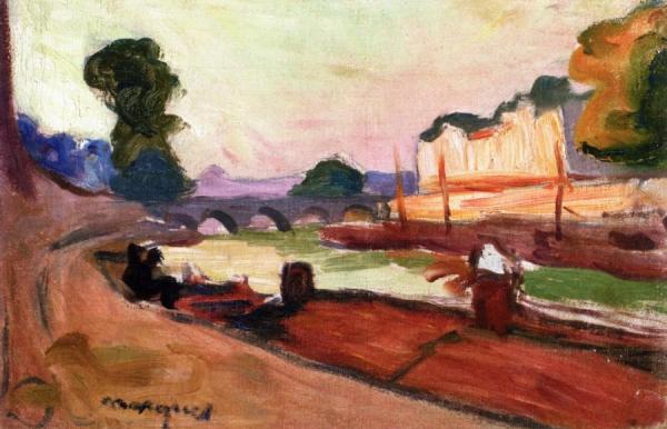 Paris, The Pont De La Tournelle by Albert Marquet