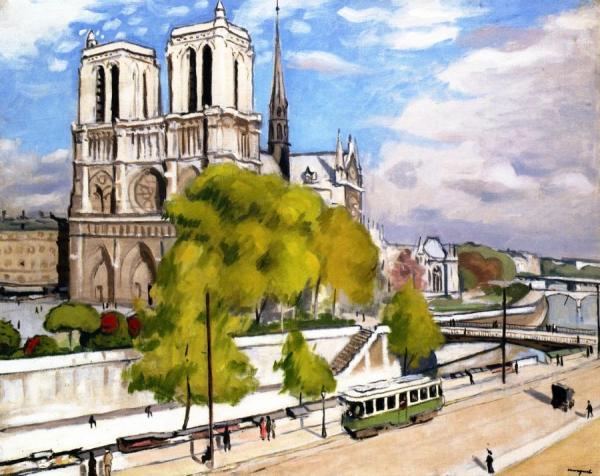 Paris, The Seine And Notre Dame by Albert Marquet