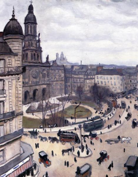Place De La Trinité In Paris by Albert Marquet Oil Painting Reproductions