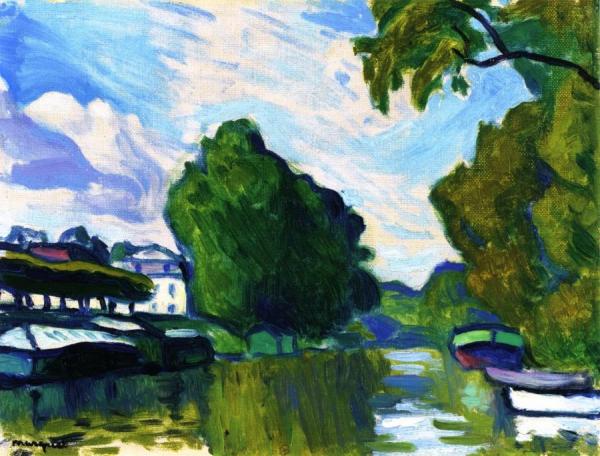 Poissy, By The Seine by Albert Marquet