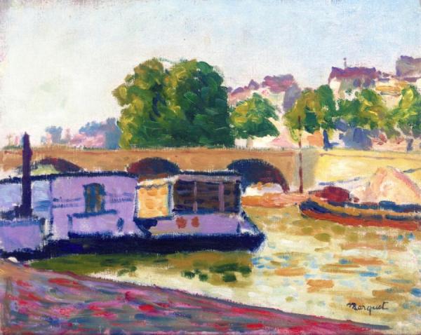Pont De Saint Louis En L'ile by Albert Marquet Oil Painting Reproductions