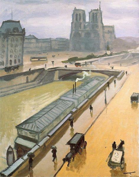 Rainy Day In Paris by Albert Marquet Oil Painting Reproductions