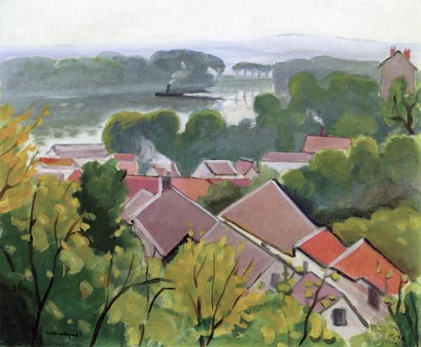 Red Roofs At Saint-tropez by Albert Marquet