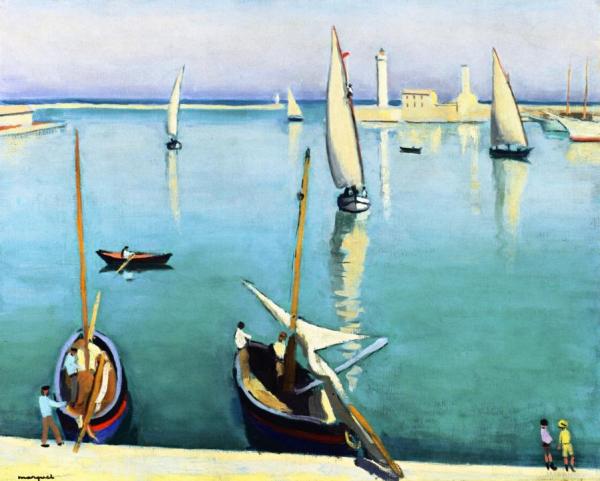 Sailboats At Sète by Albert Marquet