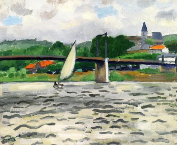 Sailing On The Seine At Triel by Albert Marquet