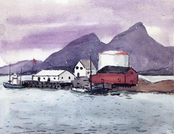 Sandnessjøen, Norway by Albert Marquet Oil Painting Reproductions