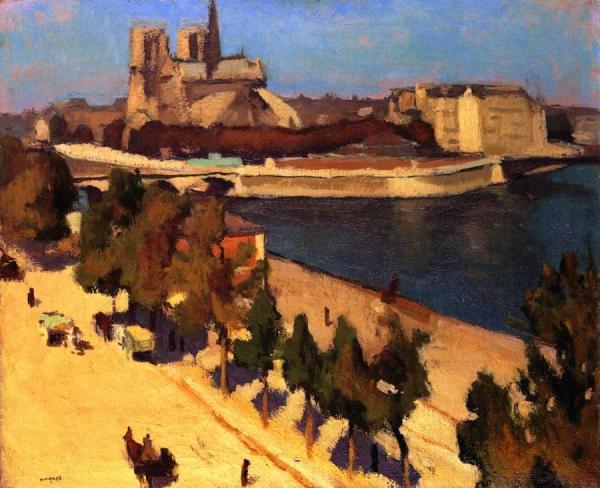 The Apse Of Notre Dame by Albert Marquet