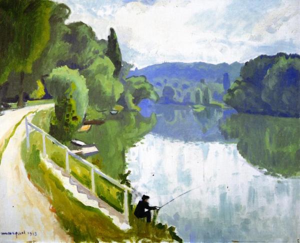The Banks Of The River by Albert Marquet
