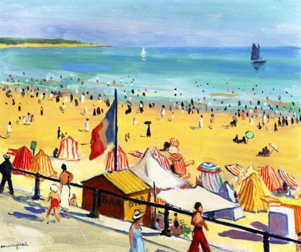 The Beach, Sables D'olonne by Albert Marquet