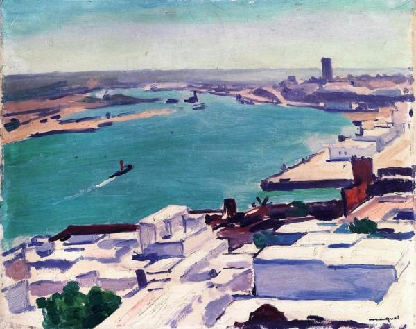 The Bou Regreg River, View From The Casbah by Albert Marquet