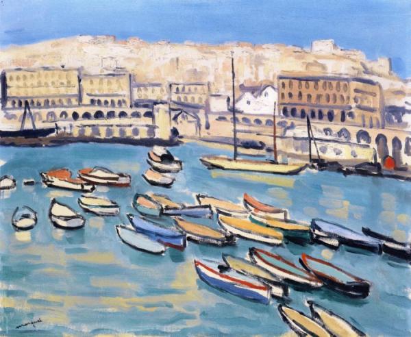 The Consular Palace And The Port by Albert Marquet