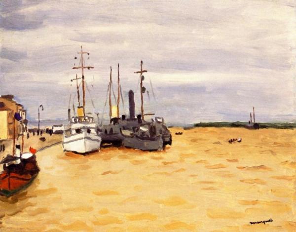 The Danube At Galatz by Albert Marquet