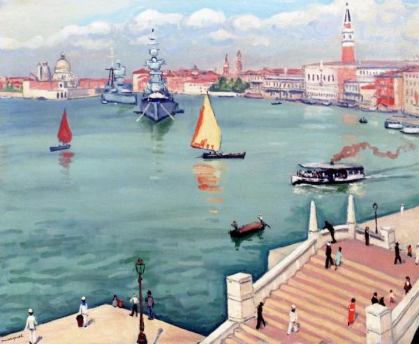 The Grand Canal In Venice by Albert Marquet Oil Painting Reproductions