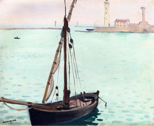 The Harbor At Sète by Albert Marquet