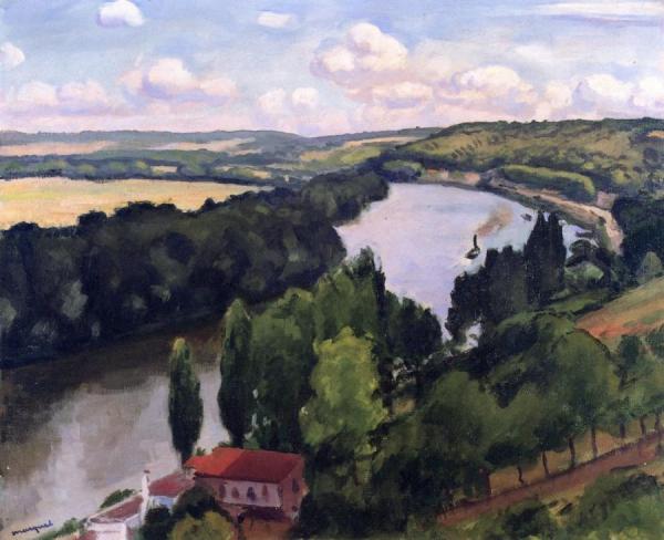 The Hills Of Mericourt by Albert Marquet