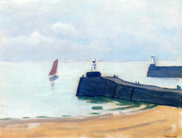 The Jetties, Les Sables-d'olonne by Albert Marquet