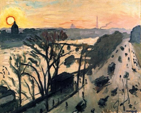 The Louvre Embankment by Albert Marquet